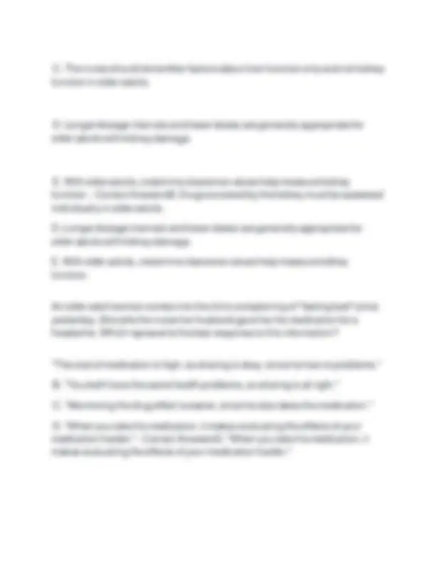 PHRM 110 Exam 1: Chapter 1-6 KCC Questions and Answers | Exams Nursing ...