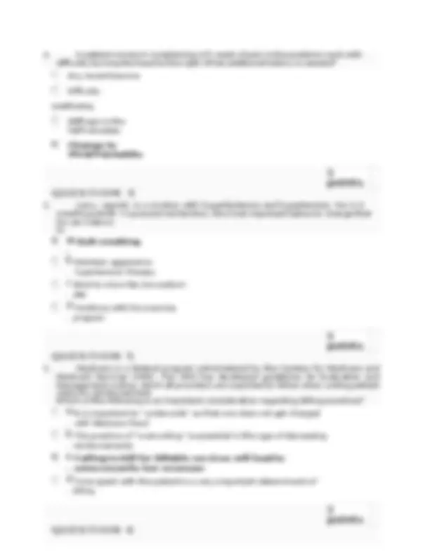 Week 3 knowledge check with answers already graded A+ | Exams Nursing ...