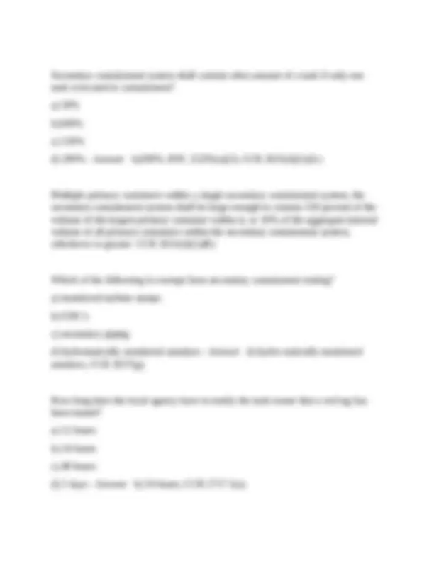 Underground Storage Tank (UST) Inspector Exam Questions and Answers ...