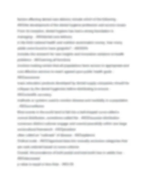 Public Health Final Study Guide 2025: Key Concepts and Definitions ...