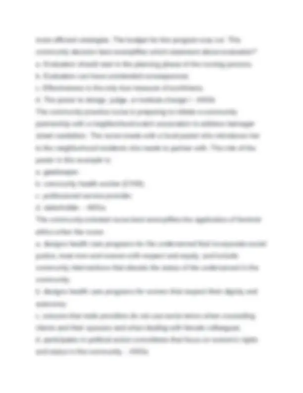 PUBLIC HEALTH EXAM #1 2025 REAL QUESTIONS WITH CORRECT ANSWERS GRADED A ...