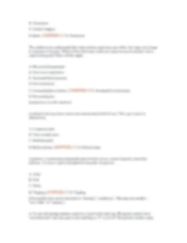 Nursing 220-Exam 2 with Questions and Answers | Exams Nursing | Docsity