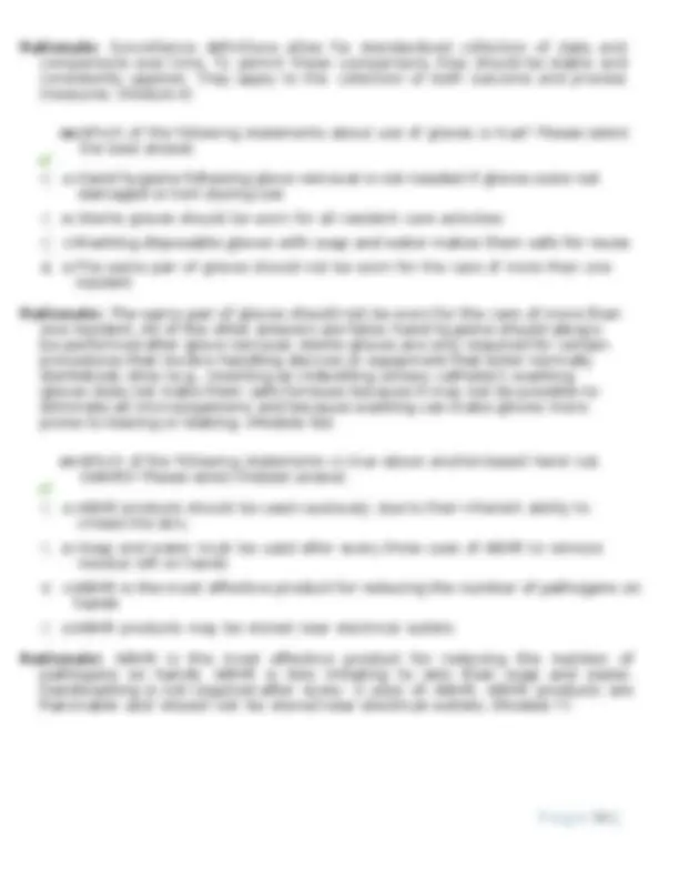 CDC Infection Preventionist Post-Test Questions and Answers with ...
