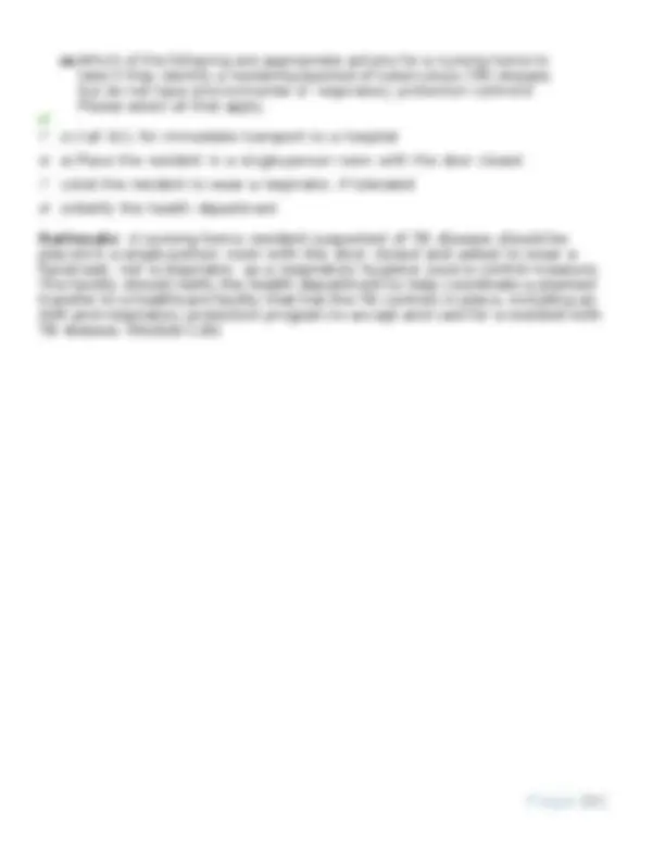 CDC Infection Preventionist Post-Test Questions and Answers with ...