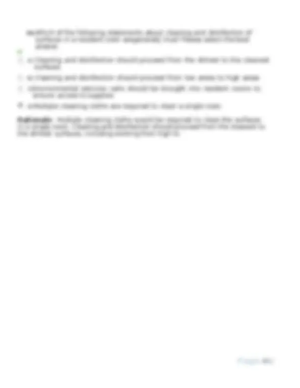 CDC Infection Preventionist Post-Test Questions and Answers with ...