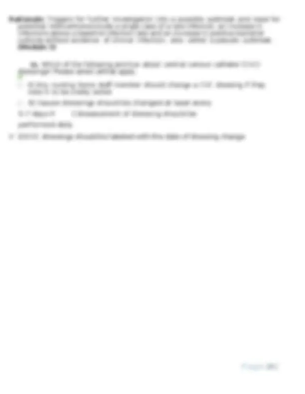 CDC Infection Preventionist Post-Test Questions and Answers with ...