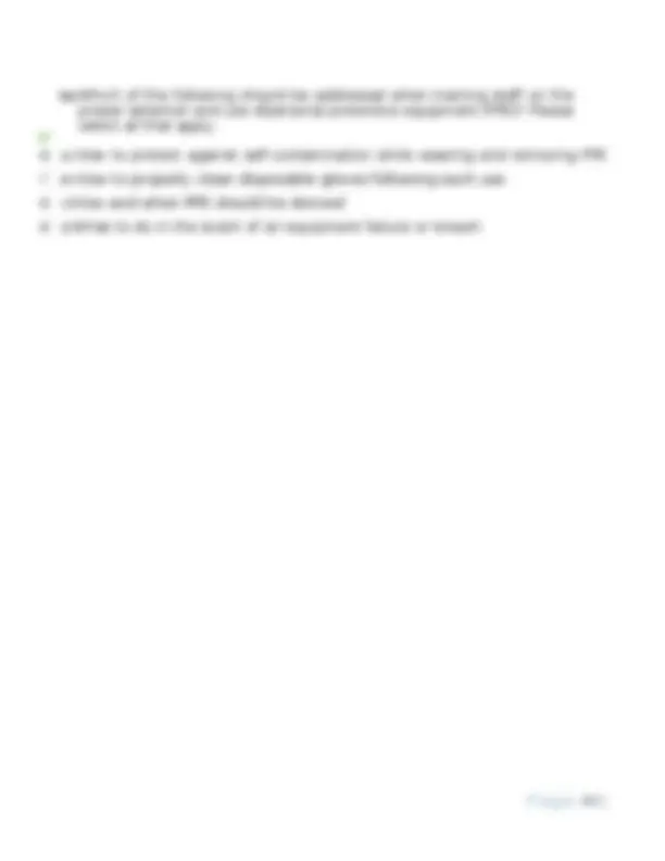 CDC Infection Preventionist Post-Test Questions and Answers with ...