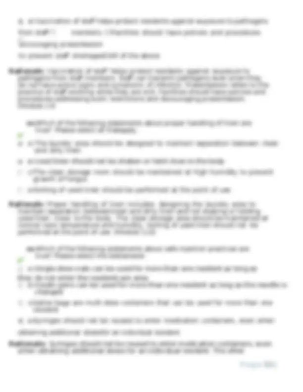 CDC Infection Preventionist Post-Test Questions and Answers with ...