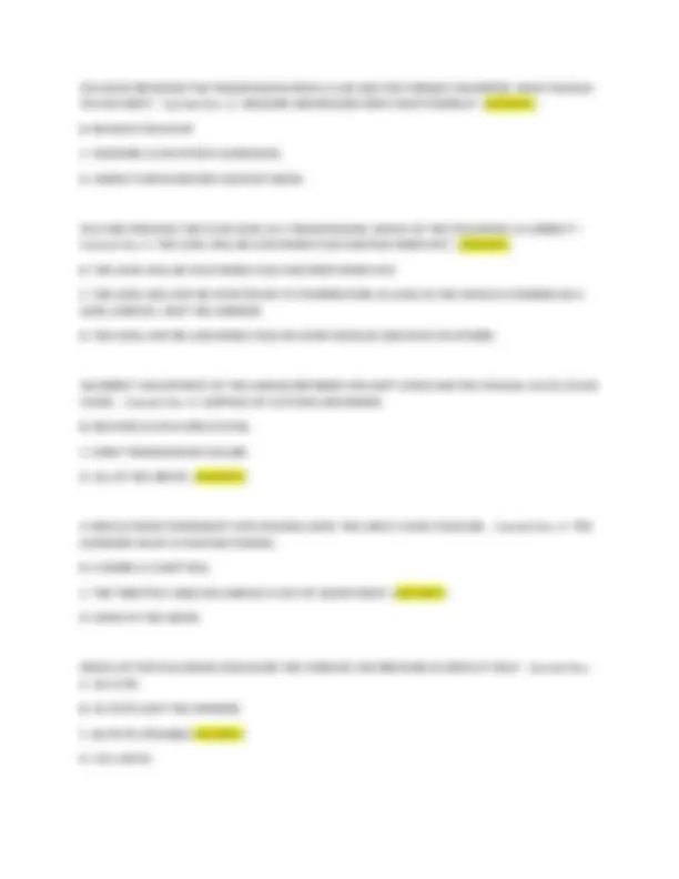 Automatic Transmissions Michigan Mechanic Test Questions and Solutions ...