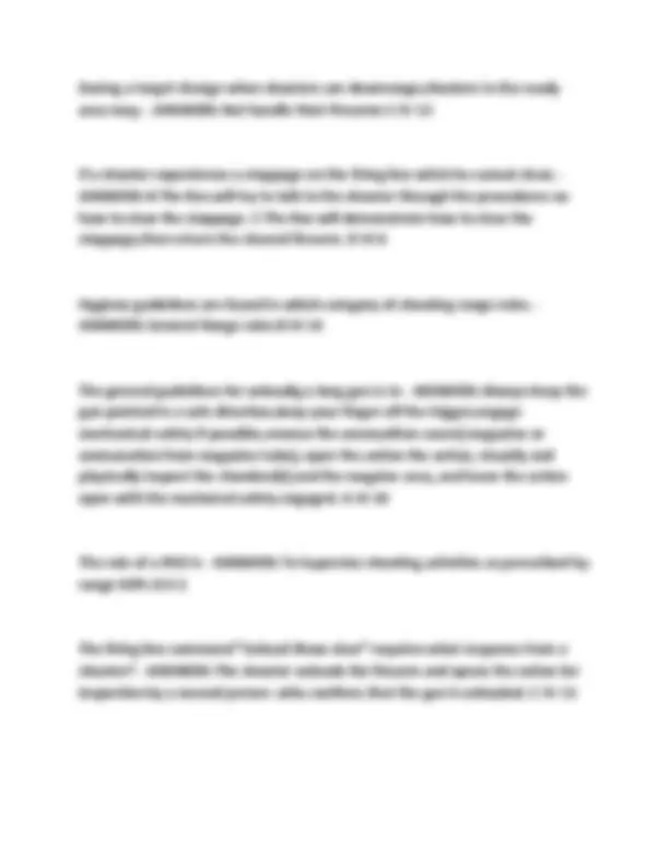 NRA Basic Range Safety Officer (RSO) Test Key Exam: Questions and ...