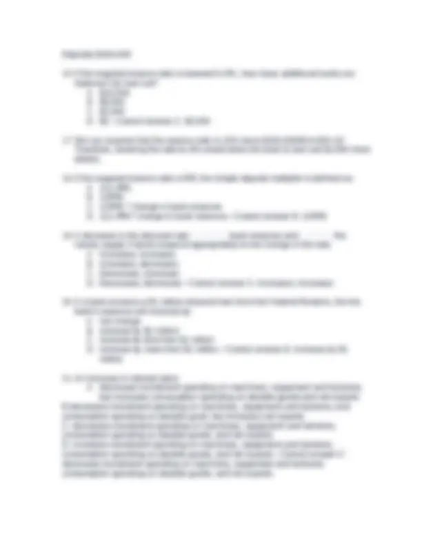 PSU Econ 104 Final Exam Questions and Answers: A Guide to Key Concepts ...