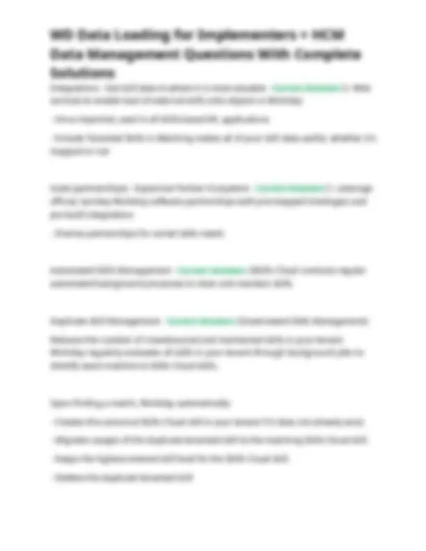 Workday Data Loading For Implementation Workday Data Loading for Implementers + HCM Data Management: Questions ...