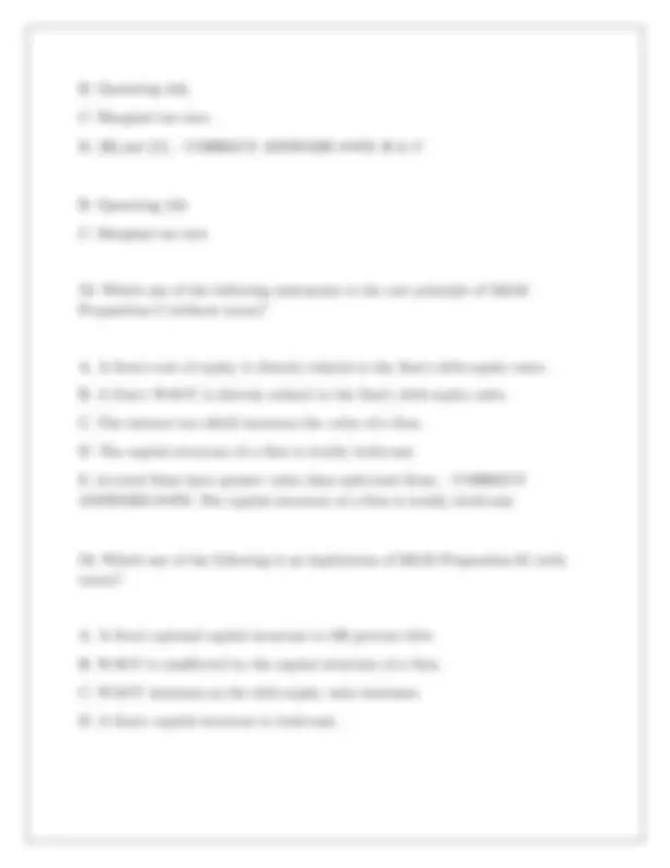 Corporate Finance Exam Prep Questions and Answers | Exams Corporate ...