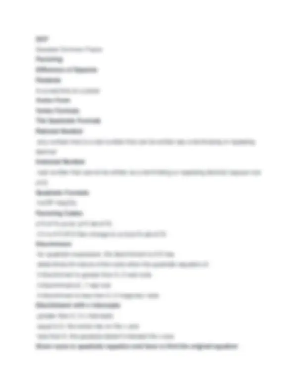 Ncssm Math Assessment Example Questions NCSSM Placement Test: Geometry and Algebra Concepts | Exams Mathematics ...