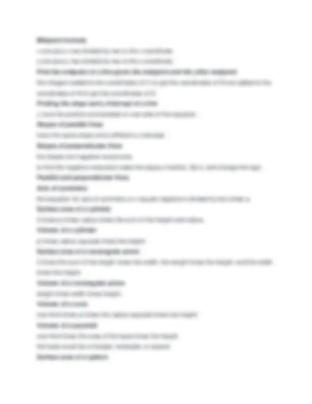 Ncssm Math Assessment Example Questions NCSSM Placement Test: Geometry and Algebra Concepts | Exams Mathematics ...