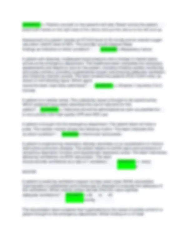 ACLS Red Cross Questions with Verified Answers | Exams Nursing | Docsity