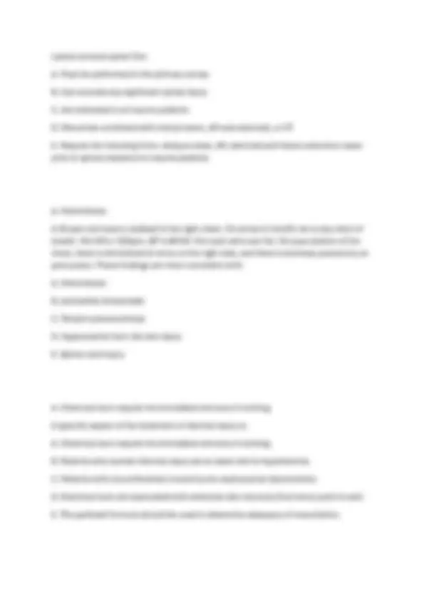 ATLS 10th Edition Post-Test Actual Questions with Verified Answers ...