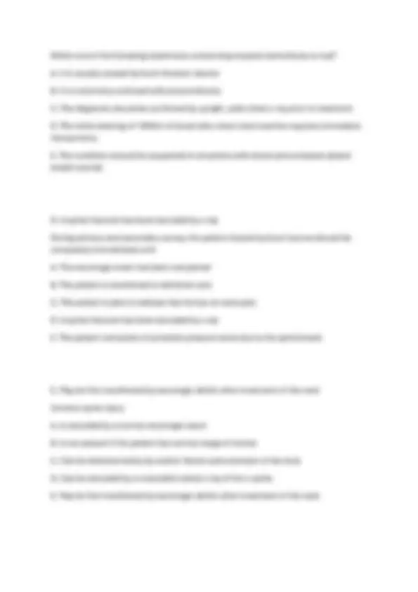 ATLS 10th Edition Post-Test Actual Questions with Verified Answers ...