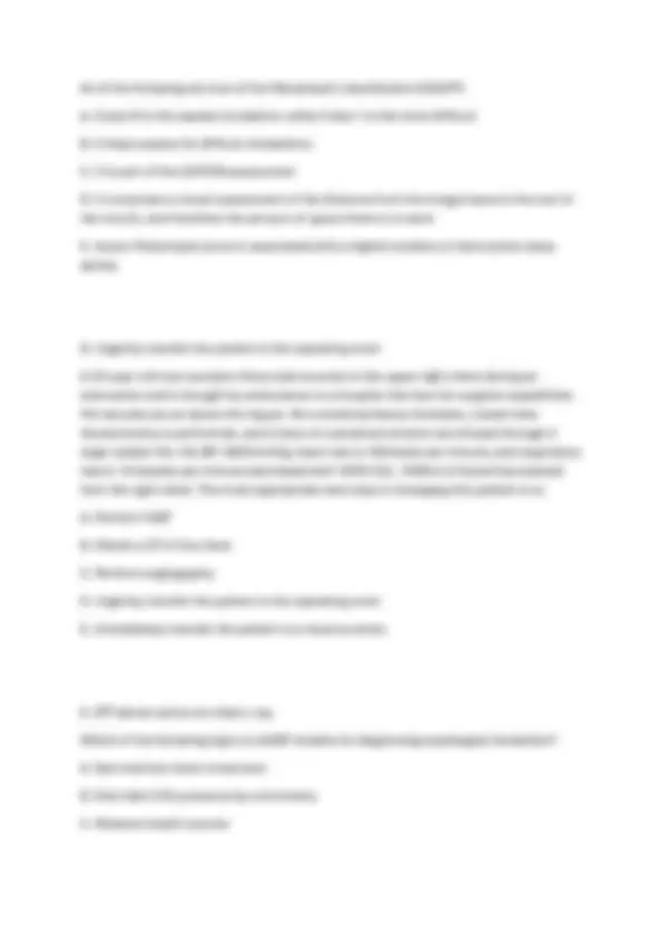 ATLS 10th Edition Post-Test Actual Questions with Verified Answers ...