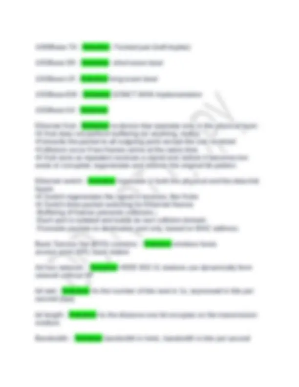 Fundamentals of Data Communication Final Exam Questions and Answers ...