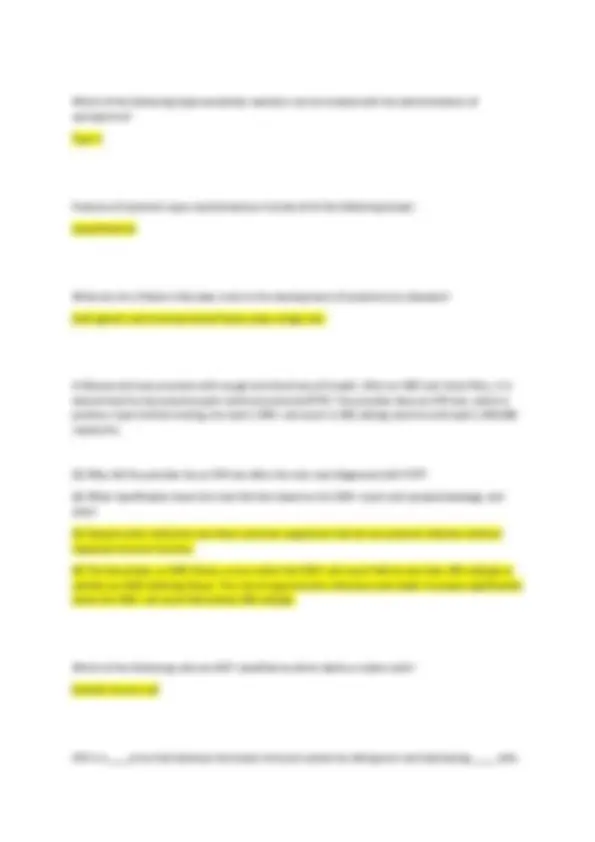 Portage Learning Pathophysiology NURS 231/BIOD 331 Module 3 Exam All ...