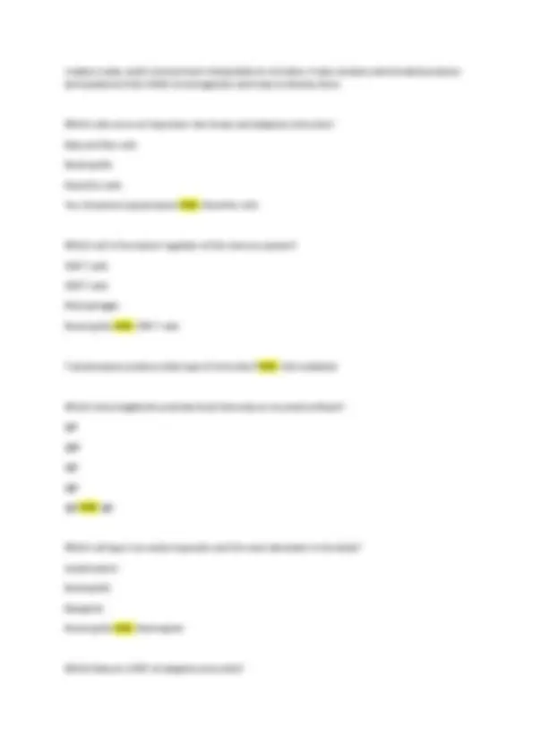 Portage Learning Pathophysiology NURS 231/BIOD 331 Module 3 Exam All ...