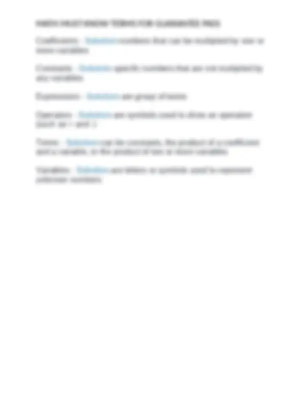 Essential Math Terms and Concepts: A Quick Reference Guide | Exams ...