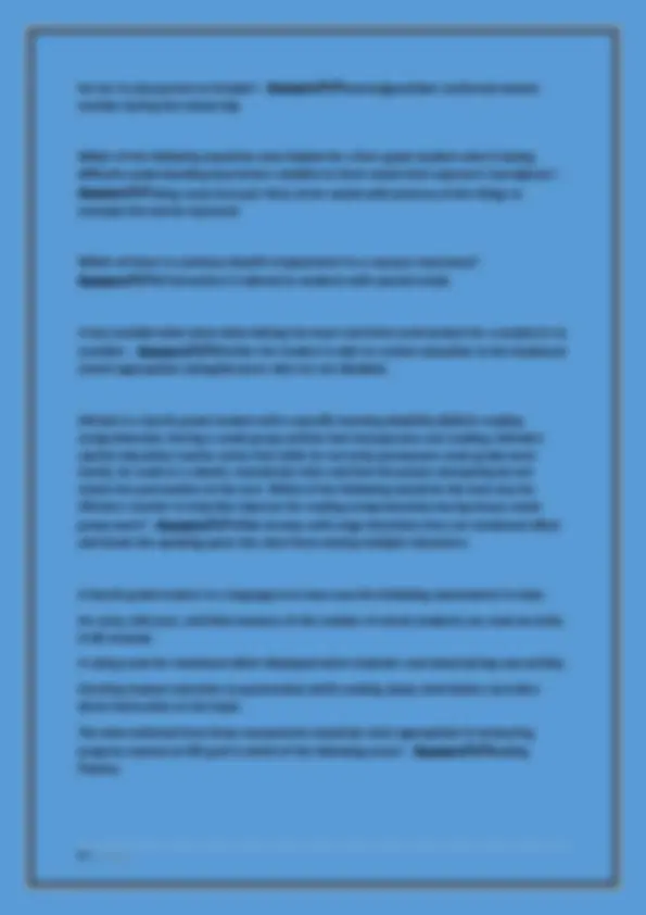 NES Special Education Exam Practice Questions and Answers | Exams ...