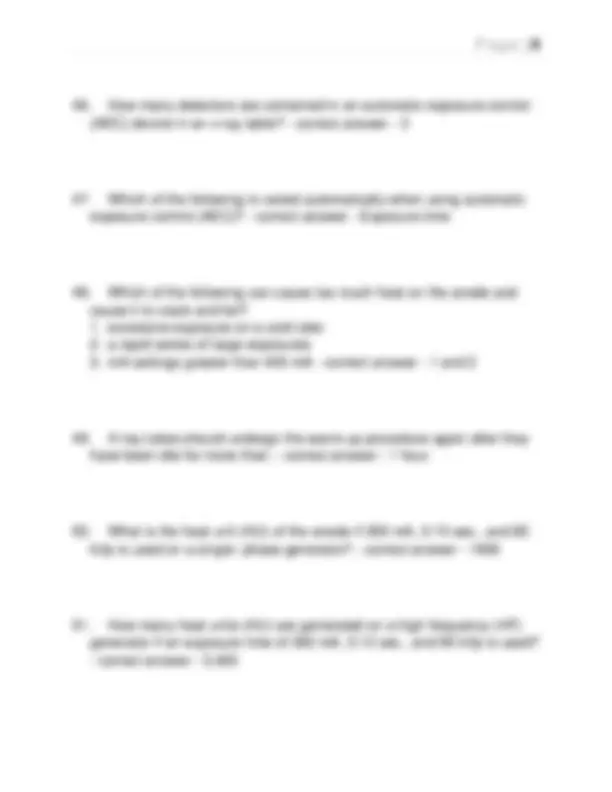 Basic X-Ray Machine Operator 2025: Questions and Verified Solutions ...
