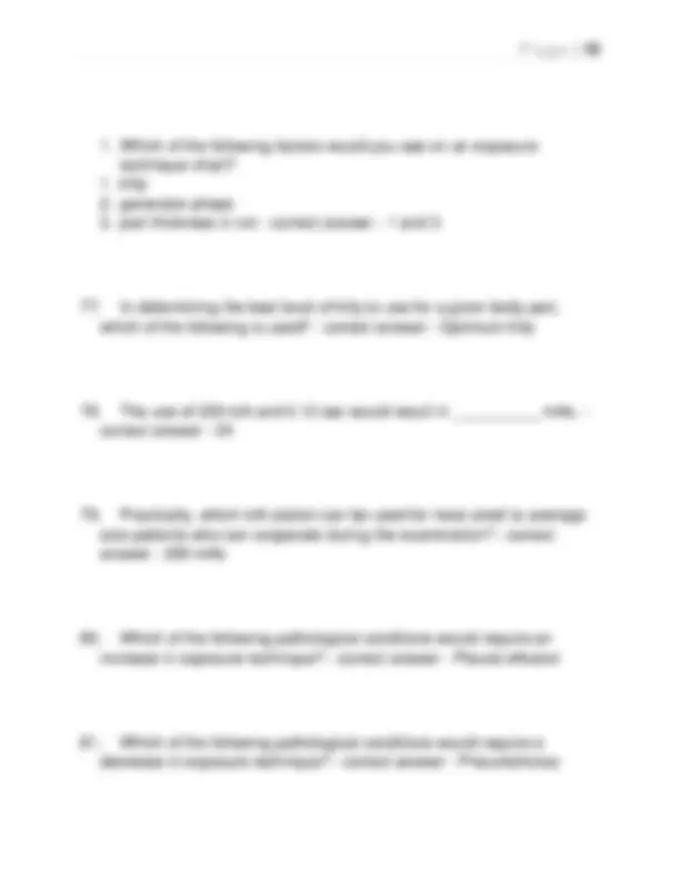 Basic X-Ray Machine Operator 2025: Questions and Verified Solutions ...