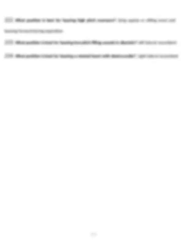 Advanced Health Assessment Exam 1 Questions and Answers | Exams Nursing ...