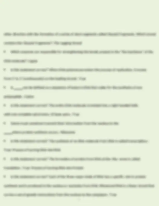 NVCC BIO 101 EXAM 3 questions and answers graded a 2024-2025 | Exams ...