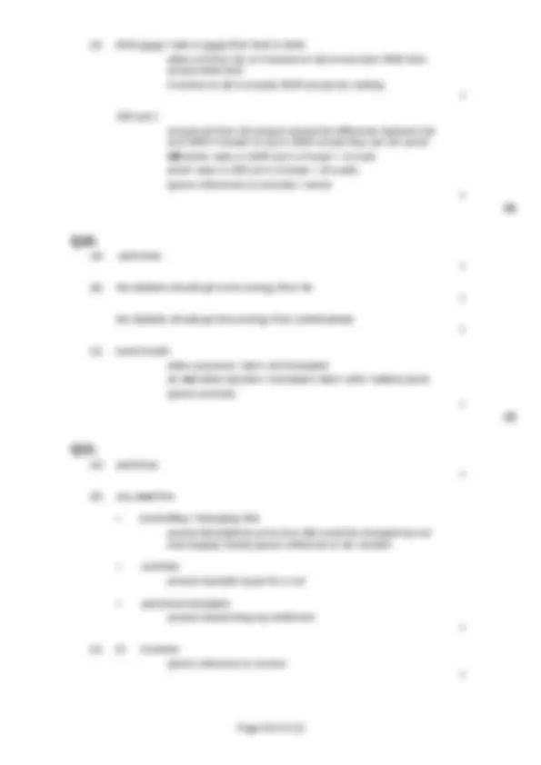 all homeostasis questions from all past papers | Exams Biology | Docsity