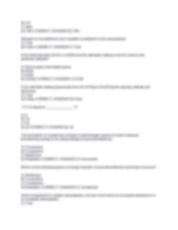 Aviation Meteorology Final Review Questions with Correct Answers ...