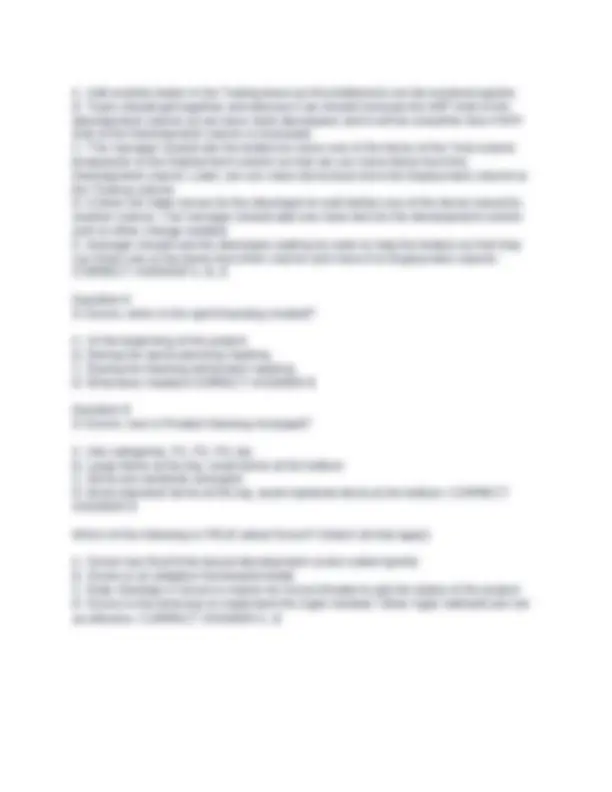 Software Development Processes and Methodologies Questions | Exams ...