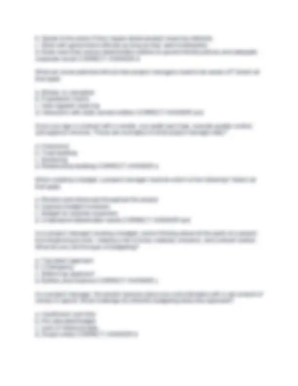 Multiple Answer Project Project Management: Multiple Choice Questions and Answers | Exams ...