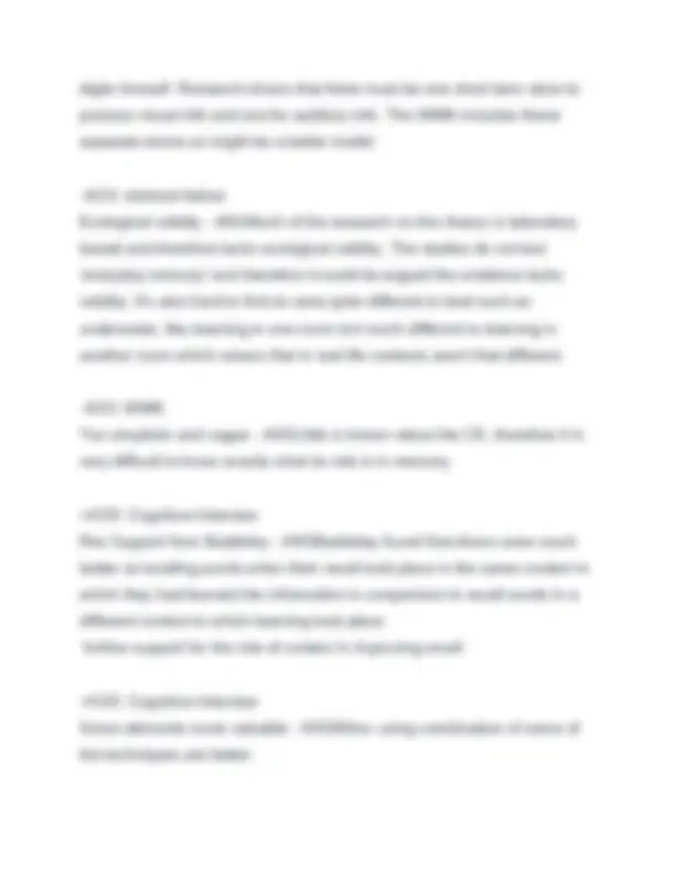 AQA A Level Psychology Memory: AO1 & AO3 (Latest 2025-2026) - Questions ...