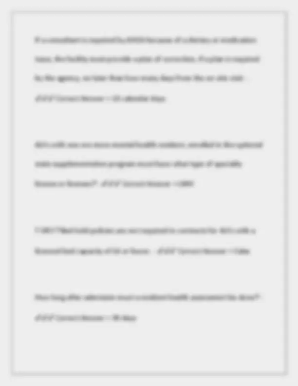 FLORIDA ALF CORE FINAL EXAM TEST | COMPLETE 2025 ACTUAL EXAM WITH ...