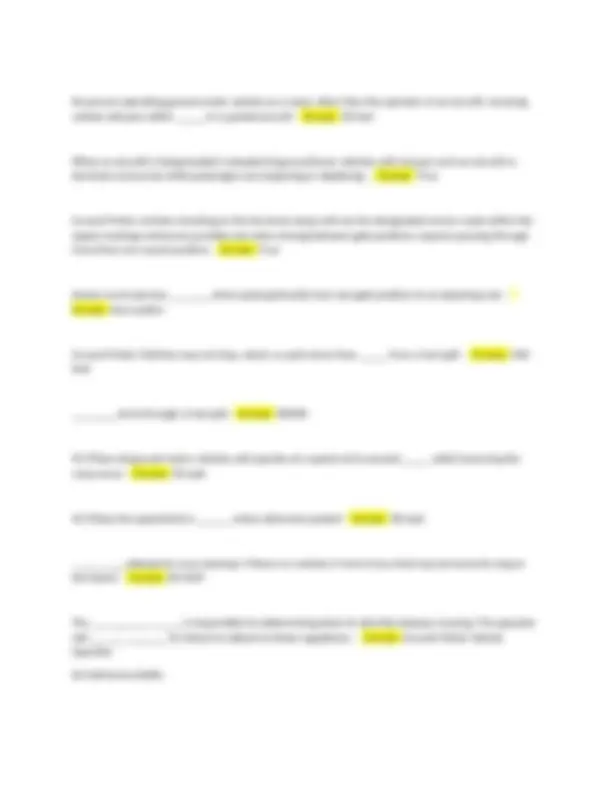 O'Hare Driving Test Questions and Correct Solutions Graded A+ | Exams ...