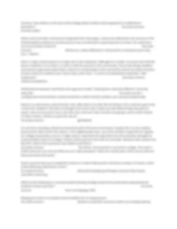 EDUC 1301 FINAL EXAM REVIEW Questions With Accurate Answers | Exams ...