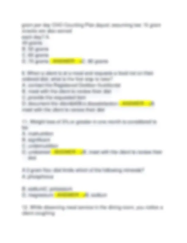 CDM TEST 100 QUESTIONS WITH COMPLETE SOLUTIONS GUARANTEED PASS BRAND ...