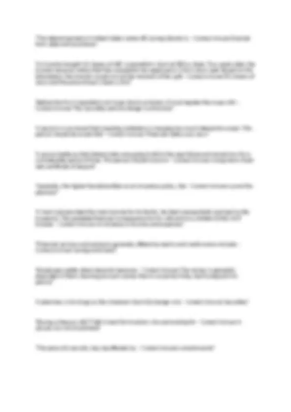 Financial Literacy Test: Multiple Choice Questions and Answers | Exams ...