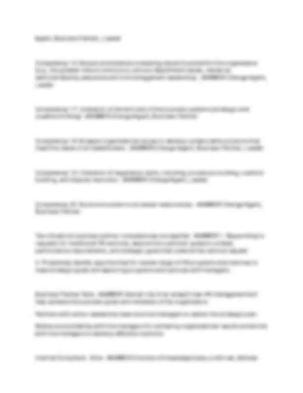 Ipma Study Guide IPMA-SCP Study Guide: HR Specialist, Business Partner, and Change Agent ...