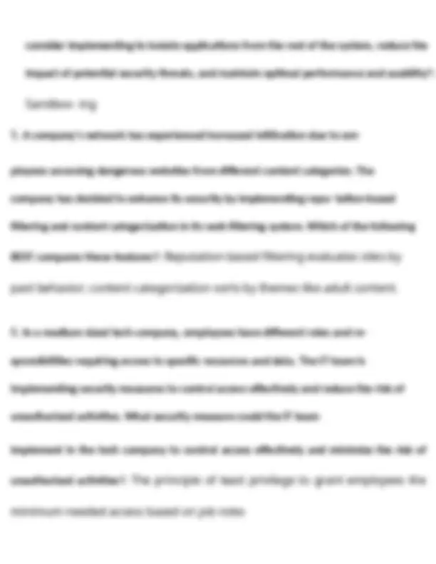 COMPTIA SECURITY+ SY0-701 - DOMAIN 4.0 SECURITY OPERATIONS REVISION ...