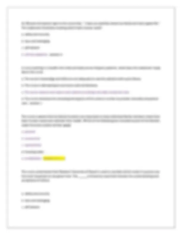 NURS 100 FINAL EXAM LATEST 2024/2025 ACTUAL EXAM 100 QUESTIONS AND ...