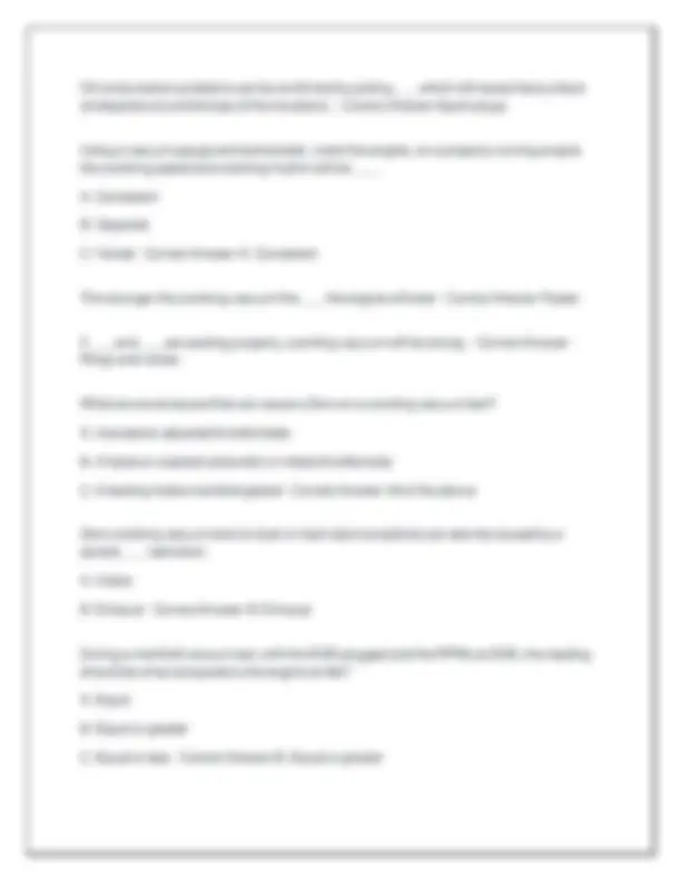 ASE T1 Gasoline Engines Midterm Exam Questions and Answers | Exams ...