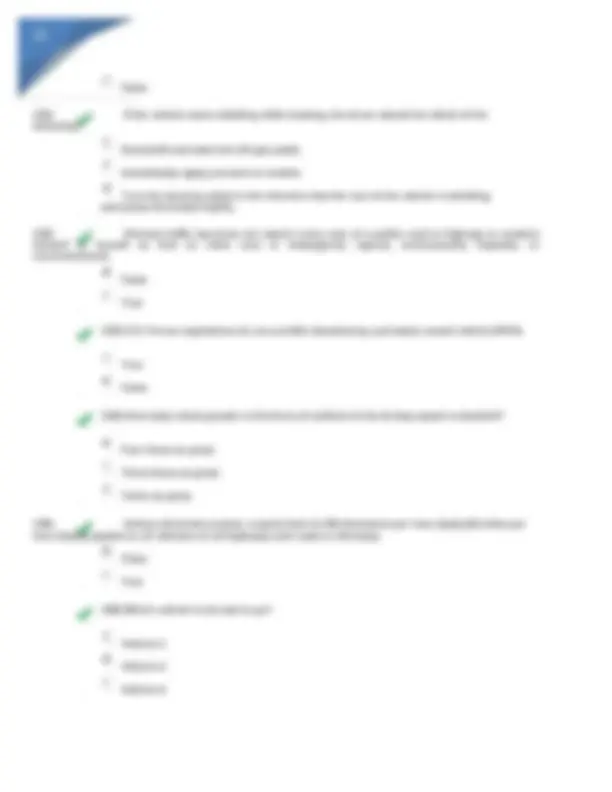 Driver Test Complete Drivers Test Complete Exam Questions and Answers | Exams Nursing | Docsity