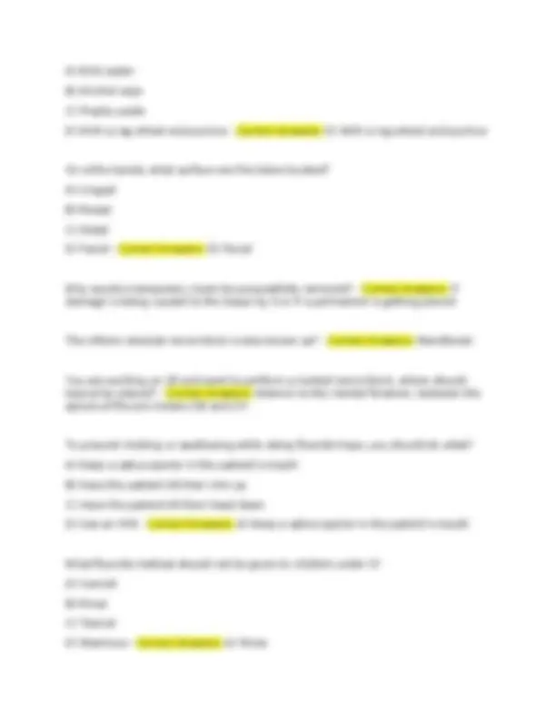 Dental Assistant Licensure Exam MN 2021 Questions and Answers | Exams ...