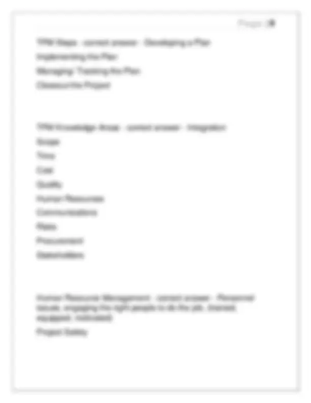Telecommunications Project Management (TPM) Exam Preparation Guide ...