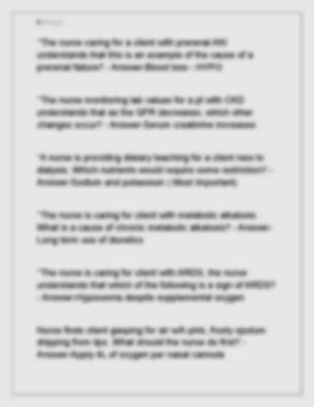 NSG223/NSG 223 FINAL EXAM MEDICAL SURGICAL NEWEST 2025 ACTUAL EXAM ...